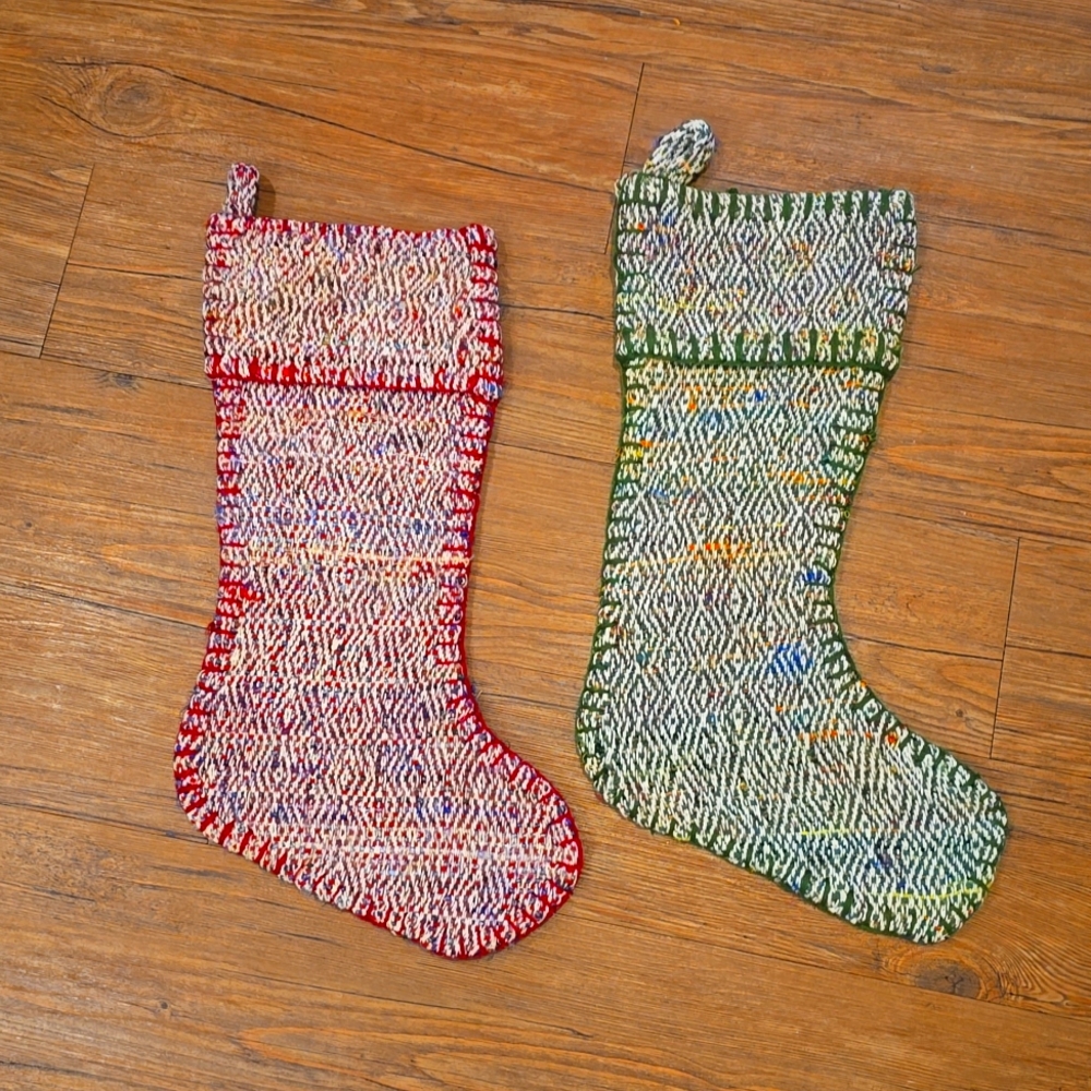 World Market Knit Stocking Set